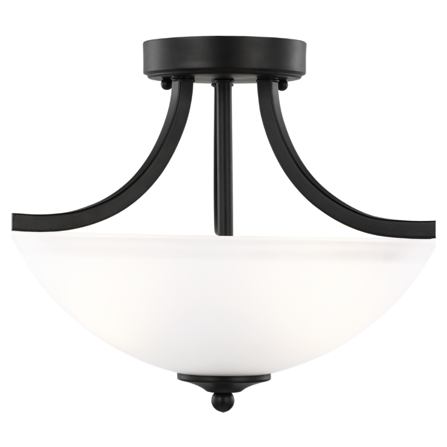 Picture of GEARY SMALL TWO LIGHT SEMI-FLUSH CONVERTIBLE PENDANT