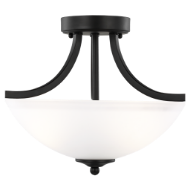 Picture of GEARY SMALL TWO LIGHT SEMI-FLUSH CONVERTIBLE PENDANT