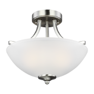 Picture of GEARY SMALL TWO LIGHT SEMI-FLUSH CONVERTIBLE PENDANT