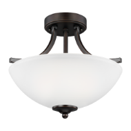 Picture of GEARY SMALL TWO LIGHT SEMI-FLUSH CONVERTIBLE PENDANT