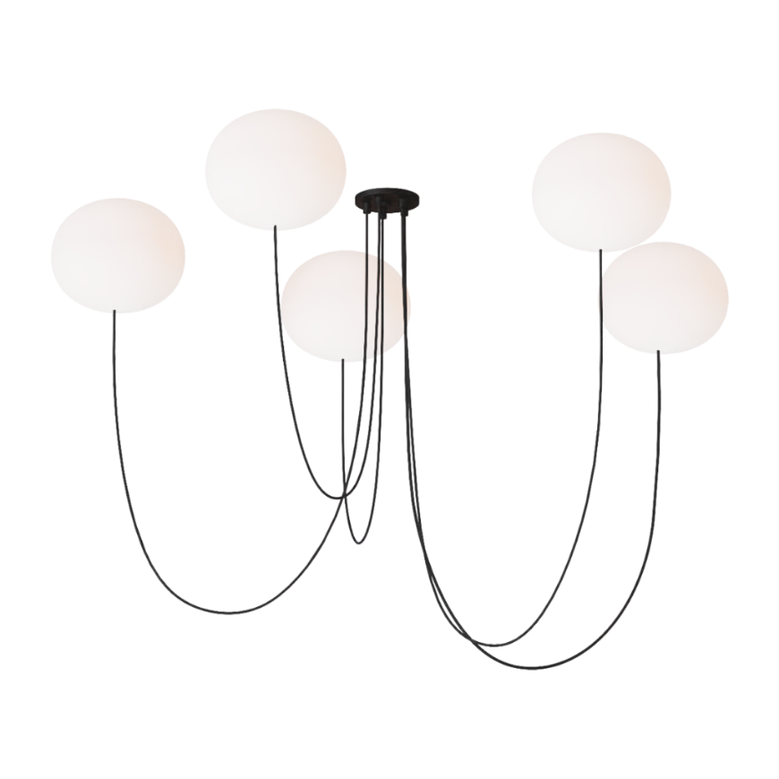 Picture of HELIUM LARGE 5 LIGHT CHANDELIER