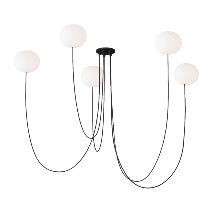 Picture of HELIUM SMALL 5 LIGHT CHANDELIER