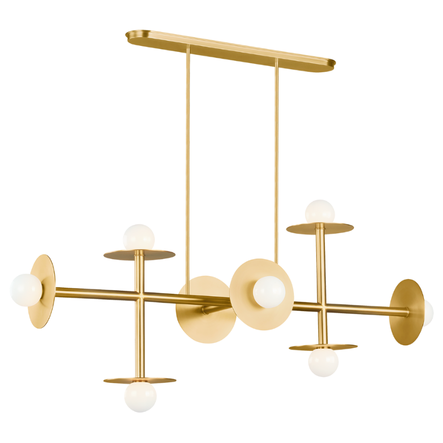 Picture of NODES LARGE LINEAR CHANDELIER