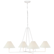 Picture of ASHTON EXTRA LARGE FOUR LIGHT SCULPTED CHANDELIER