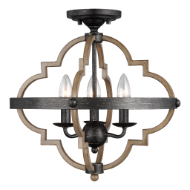 Picture of SOCORRO THREE LIGHT SEMI-FLUSH MOUNT