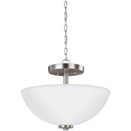 Picture of OSLO TWO LIGHT SEMI-FLUSH CONVERTIBLE PENDANT