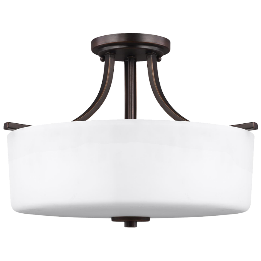 Picture of CANFIELD THREE LIGHT SEMI-FLUSH MOUNT