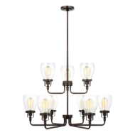 Picture of BELTON NINE LIGHT UP CHANDELIER