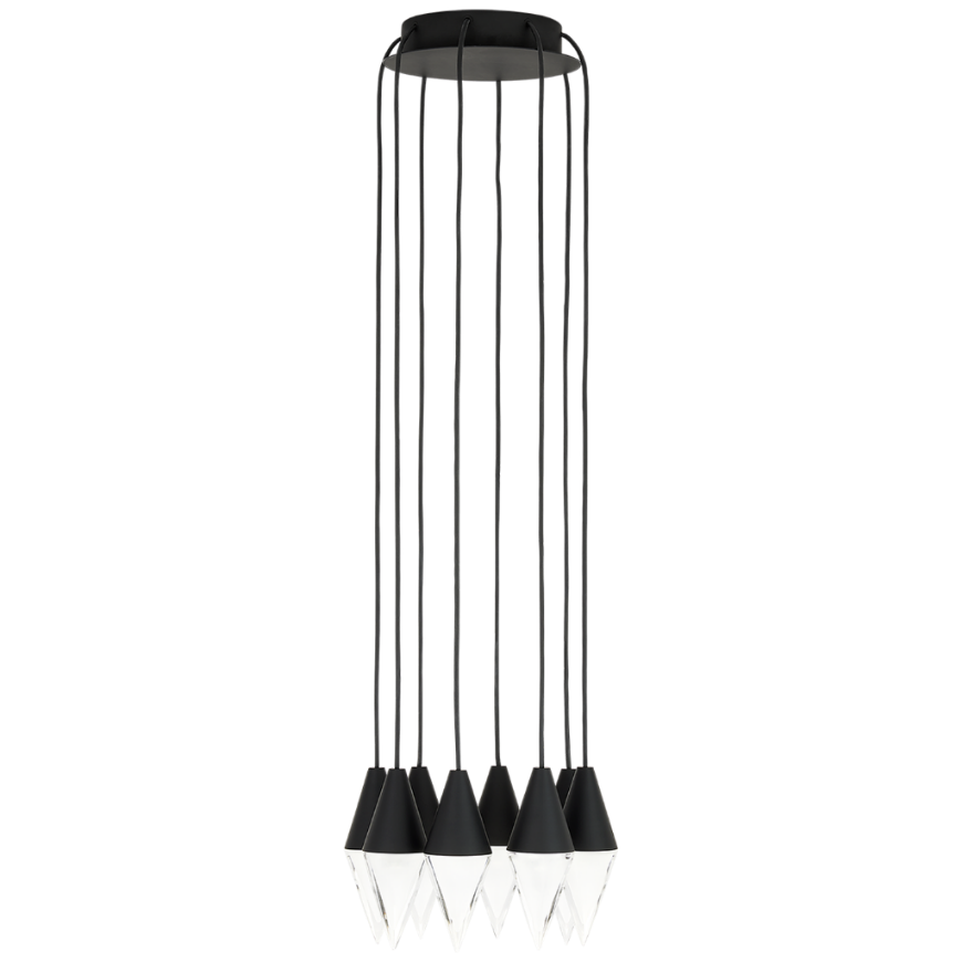 Picture of TURRET 8 LIGHT CHANDELIER