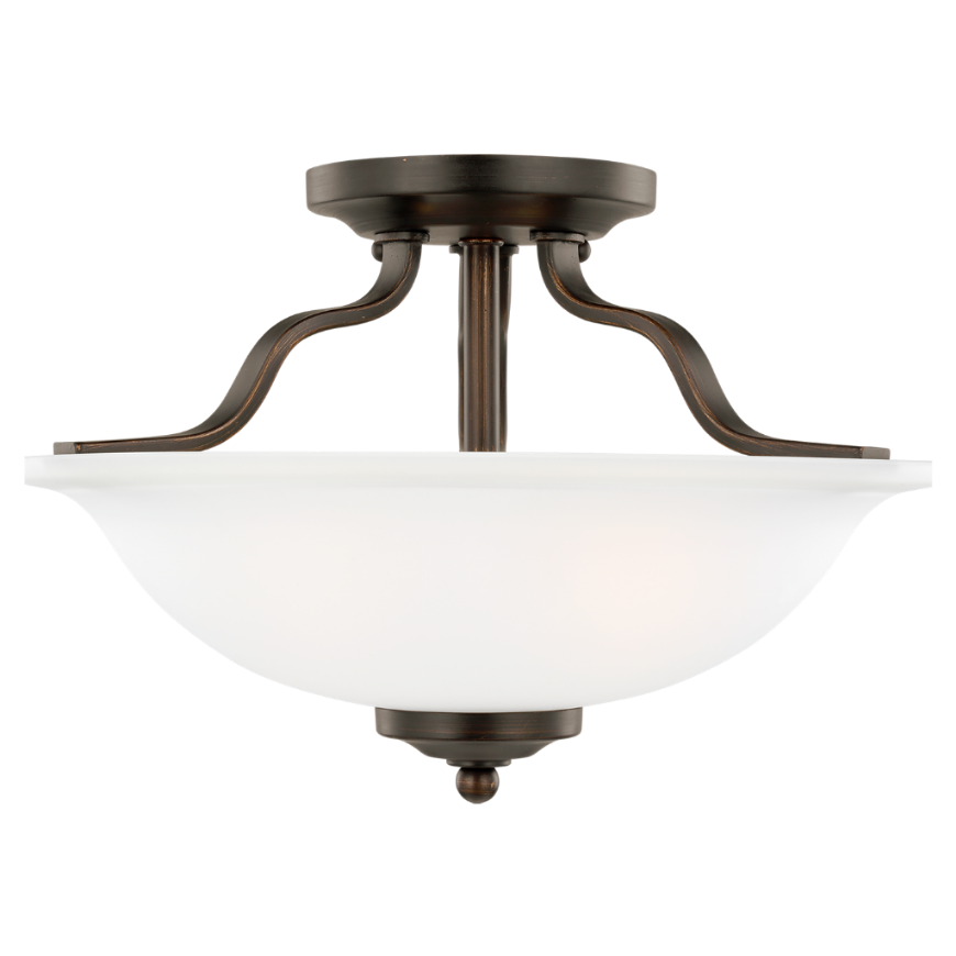 Picture of EMMONS TWO LIGHT SEMI-FLUSH MOUNT