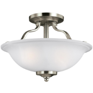 Picture of EMMONS TWO LIGHT SEMI-FLUSH MOUNT