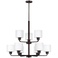 Picture of CANFIELD NINE LIGHT CHANDELIER