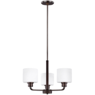 Picture of CANFIELD THREE LIGHT CHANDELIER