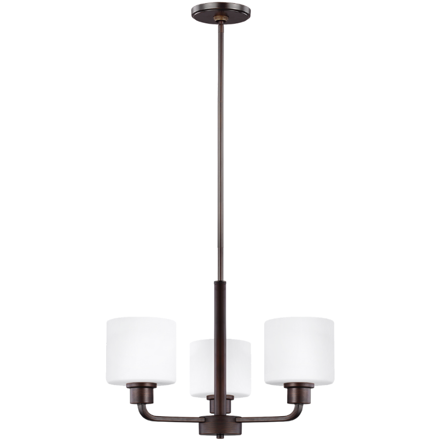 Picture of CANFIELD THREE LIGHT CHANDELIER