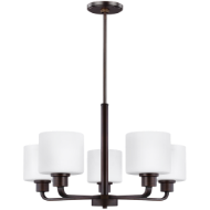 Picture of CANFIELD FIVE LIGHT CHANDELIER