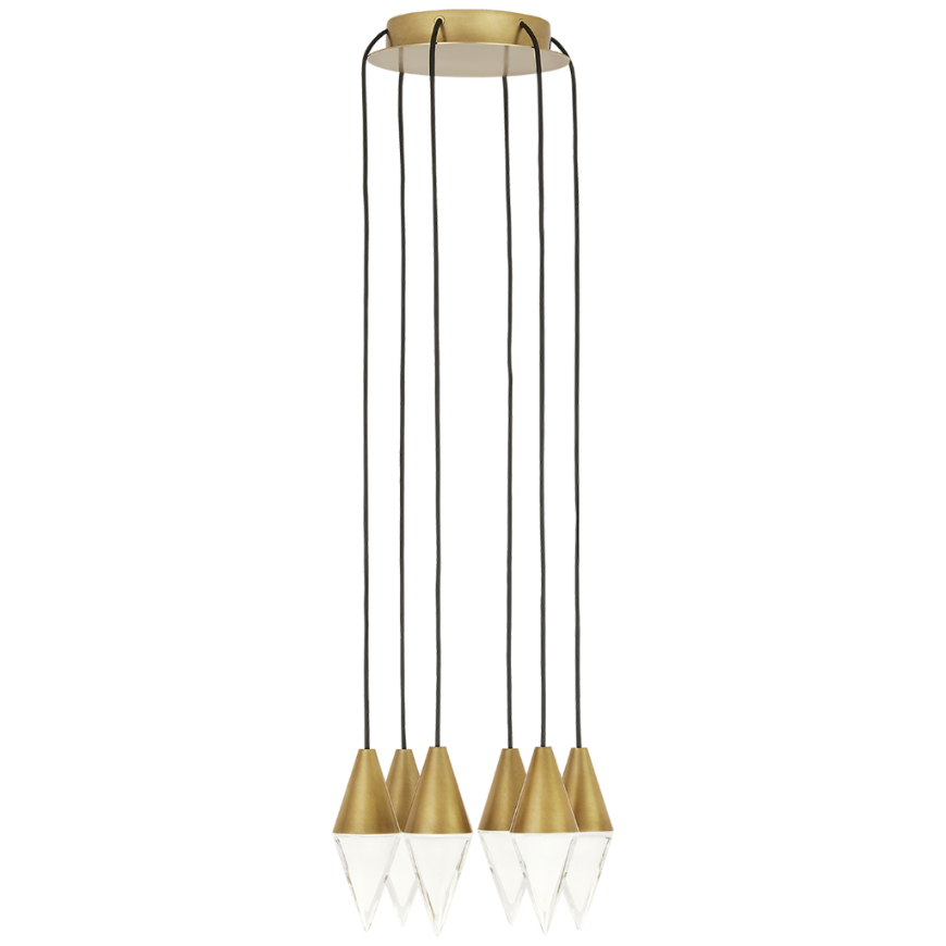 Picture of TURRET 6 LIGHT CHANDELIER