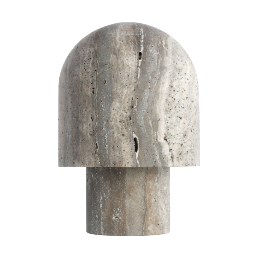 Picture of KENNETT SMALL TRAVERTINE TABLE LAMP