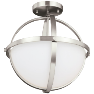 Picture of ALTURAS TWO LIGHT SEMI-FLUSH CONVERTIBLE PENDANT