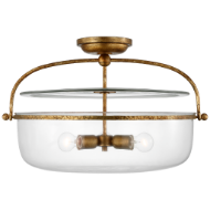 Picture of LORFORD LARGE SEMI FLUSH LANTERN