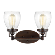 Picture of BELTON TWO LIGHT WALL / BATH SCONCE