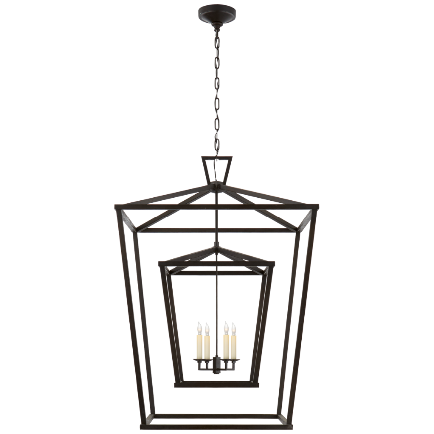 Picture of DARLANA EXTRA LARGE DOUBLE CAGE LANTERN