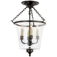 Picture of SUSSEX SEMI-FLUSH BELL JAR LANTERN