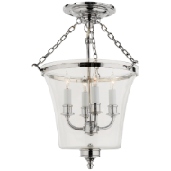 Picture of SUSSEX SEMI-FLUSH BELL JAR LANTERN