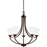 Picture of HANFORD FIVE LIGHT CHANDELIER