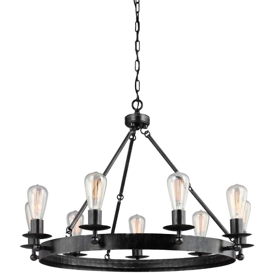 Picture of RAVENWOOD MANOR NINE LIGHT CHANDELIER