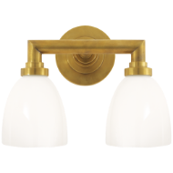 Picture of WILTON DOUBLE BATH LIGHT (OPEN BOX)