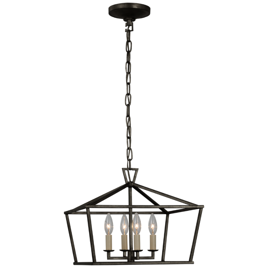 Picture of DARLANA SMALL WIDE SEMI-FLUSH MOUNT LANTERN