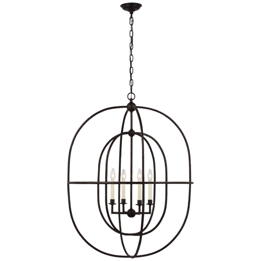 Picture of DESMOND OPEN DOUBLE OVAL LANTERN (OPEN BOX)