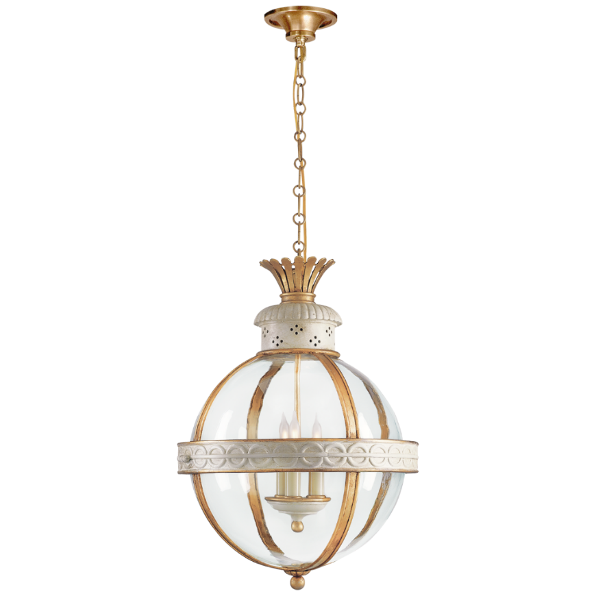 Picture of CROWN TOP BANDED GLOBE LANTERN (OPEN BOX)