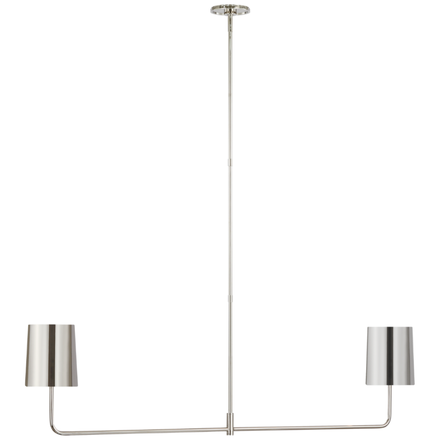 Picture of GO LIGHTLY 54" TWO LIGHT LINEAR CHANDELIER