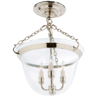 Picture of COUNTRY SEMI-FLUSH BELL JAR LANTERN