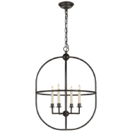 Picture of DESMOND OPEN OVAL LANTERN (OPEN BOX)