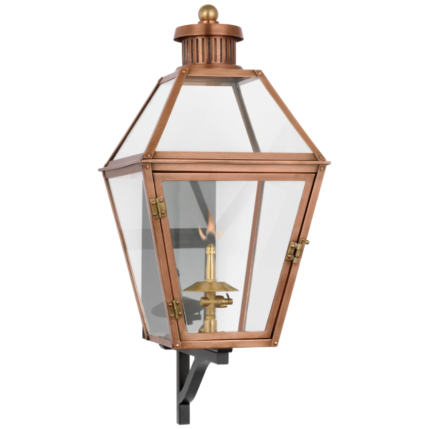 Picture of STRATFORD SMALL BRACKETED GAS WALL LANTERN