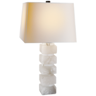 Picture of SQUARE CHUNKY STACKED TABLE LAMP