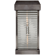 Picture of DUNMORE LARGE CURVED GLASS LOUVER SCONCE