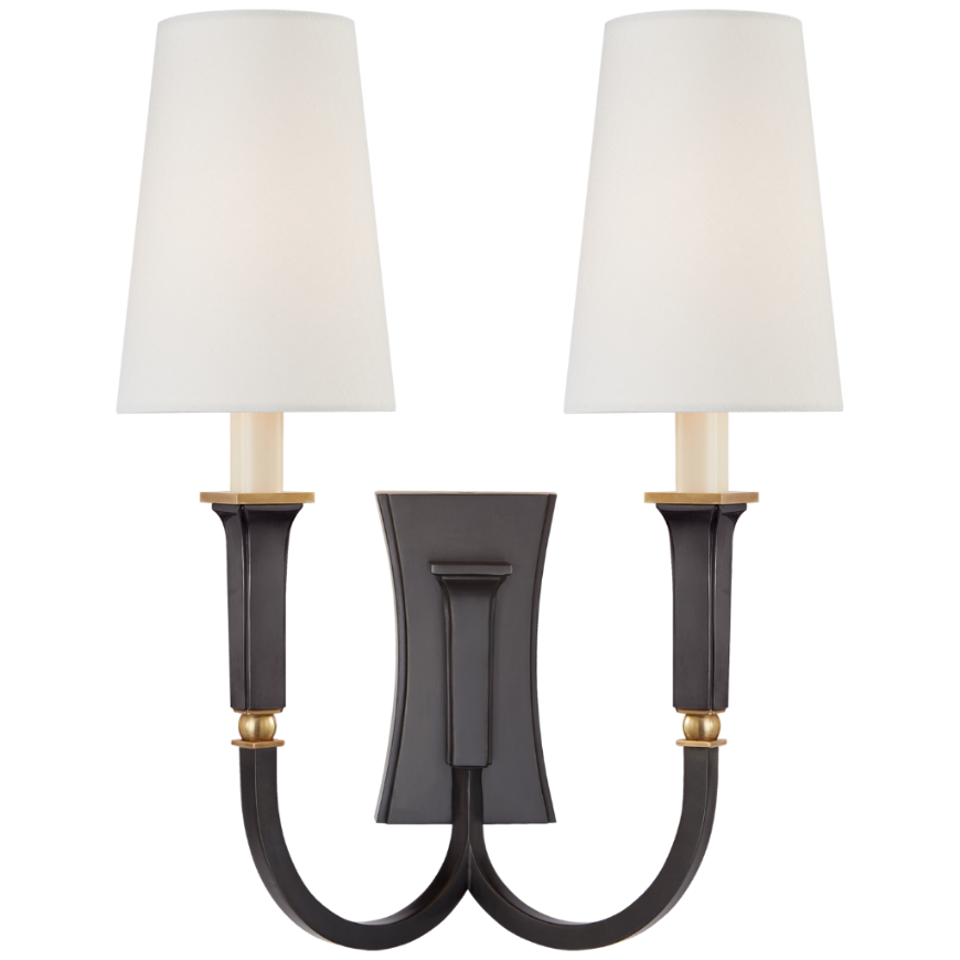 Picture of DELPHIA LARGE DOUBLE ARM SCONCE