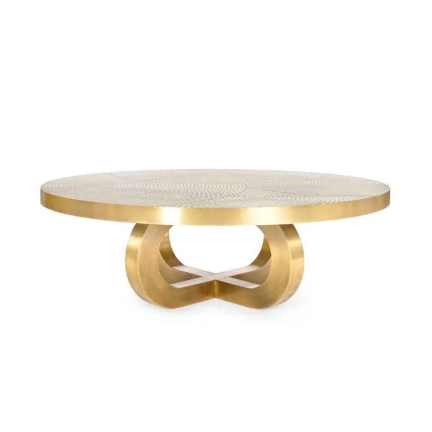 Picture of MADDOX COFFEE TABLE, ANTIQUE BRASS