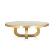 Picture of MADDOX COFFEE TABLE, ANTIQUE BRASS