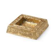 Picture of SQUARE BOWL, GOLD LEAF