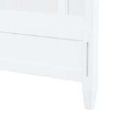 Picture of OLIVIA KING HEADBOARD WITH BED FRAME, SOFT WHITE, VANILLA