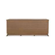 Picture of TRISTAN EXTRA WIDE LARGE 9-DRAWER, SAND WHITE, SESAME FINISH OAK VENEER