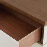 Picture of TRISTAN EXTRA WIDE LARGE 9-DRAWER, SAND WHITE, SESAME FINISH OAK VENEER