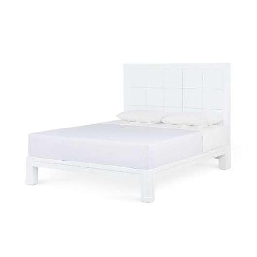 Picture of PATRICIA QUEEN HEADBOARD WITH BED FRAME, VANILLA