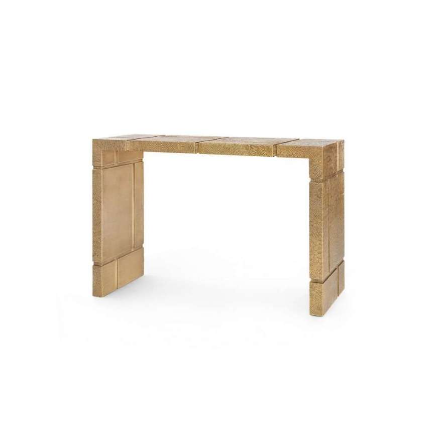 Picture of HOLLIS CONSOLE TABLE, ANTIQUE BRASS