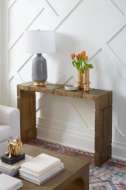 Picture of HOLLIS CONSOLE TABLE, ANTIQUE BRASS