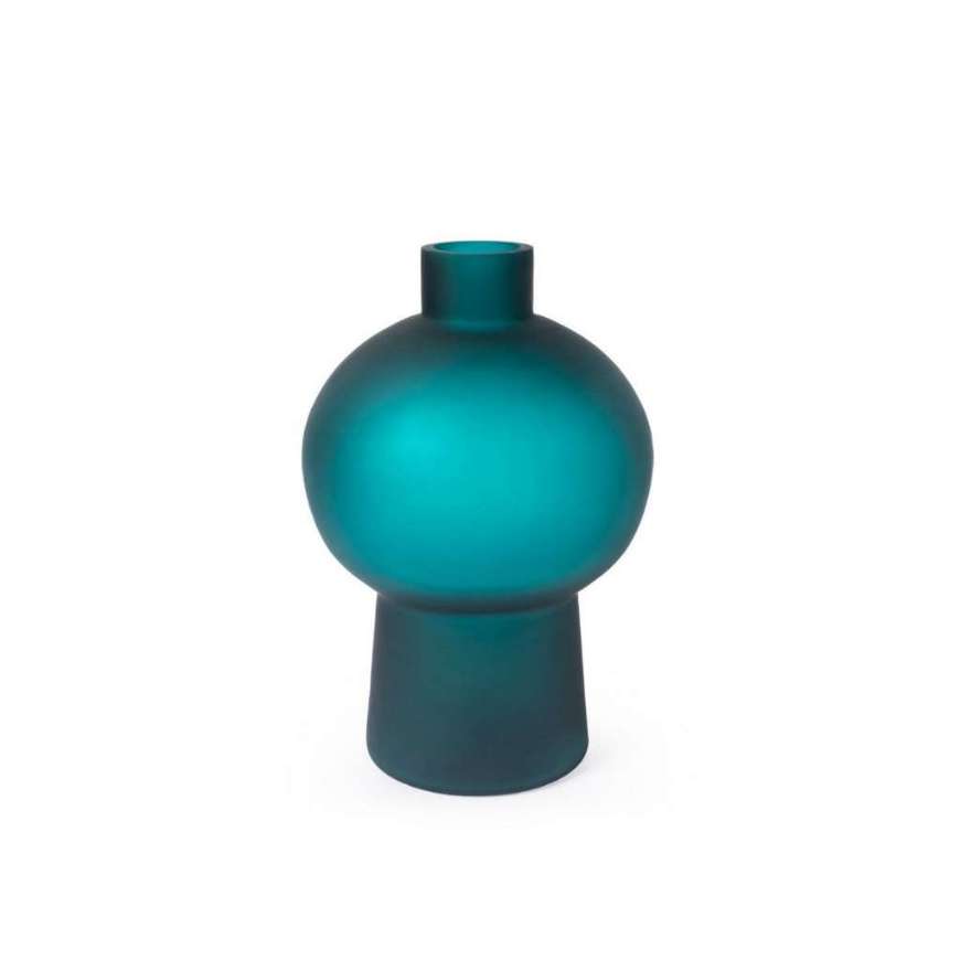 Picture of SHARRI SMALL VASE, DARK PERSIAN GREEN